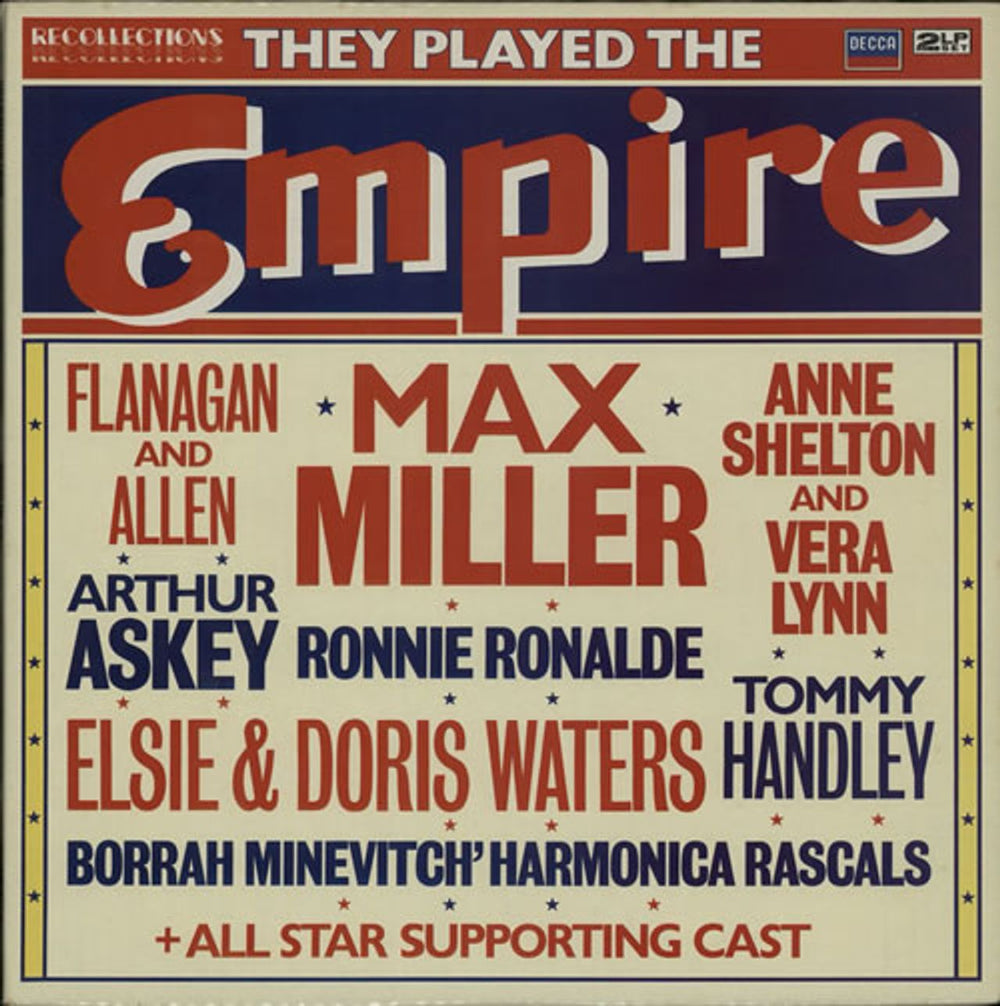 Various-Music Hall & Variety They Played The Empire UK 2-LP vinyl record set (Double LP Album) RFLD23