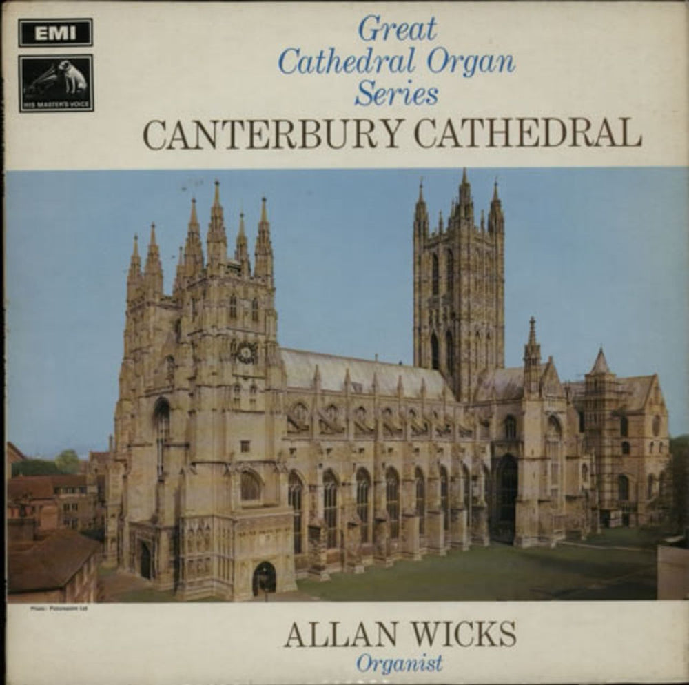 Various-Organs Canterbury Cathedral UK vinyl LP album (LP record) CSD3657