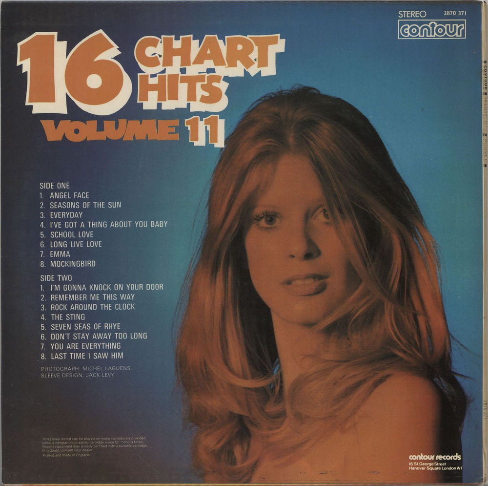 Various-Pop 16 Chart Hits Volume 11 UK vinyl LP album (LP record)