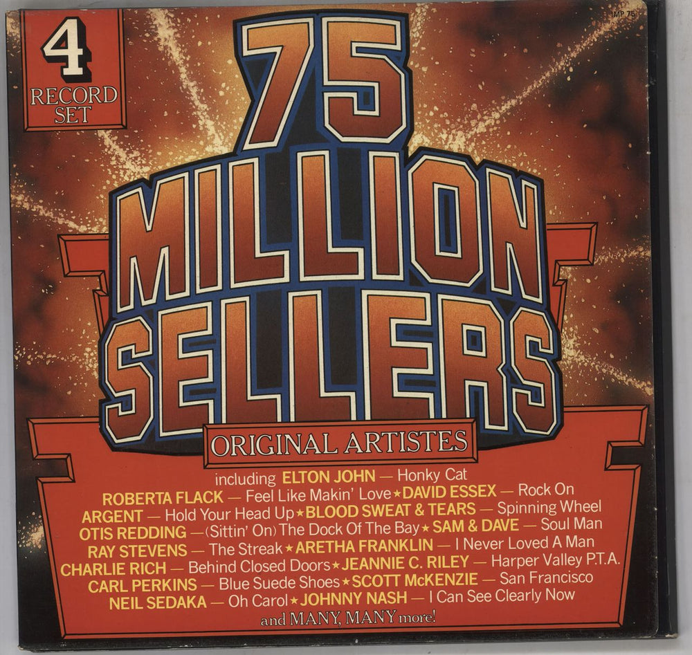 Various-Pop 75 Million Sellers UK 4-LP vinyl album record set IMP75