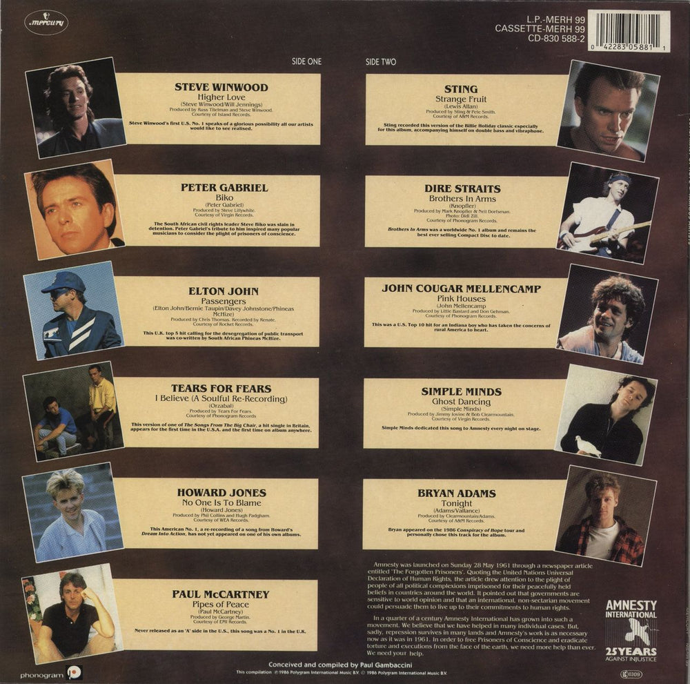 Various-Pop Conspiracy Of Hope UK vinyl LP album (LP record) MERH99