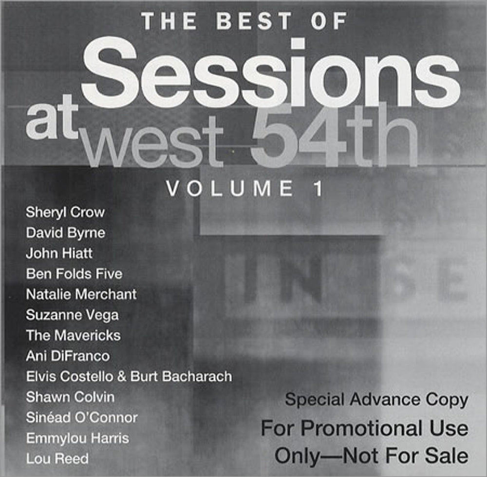 Various-Pop The Best Of Sessions At West 54th - Vol 1 US Promo CD album (CDLP) ACK63702