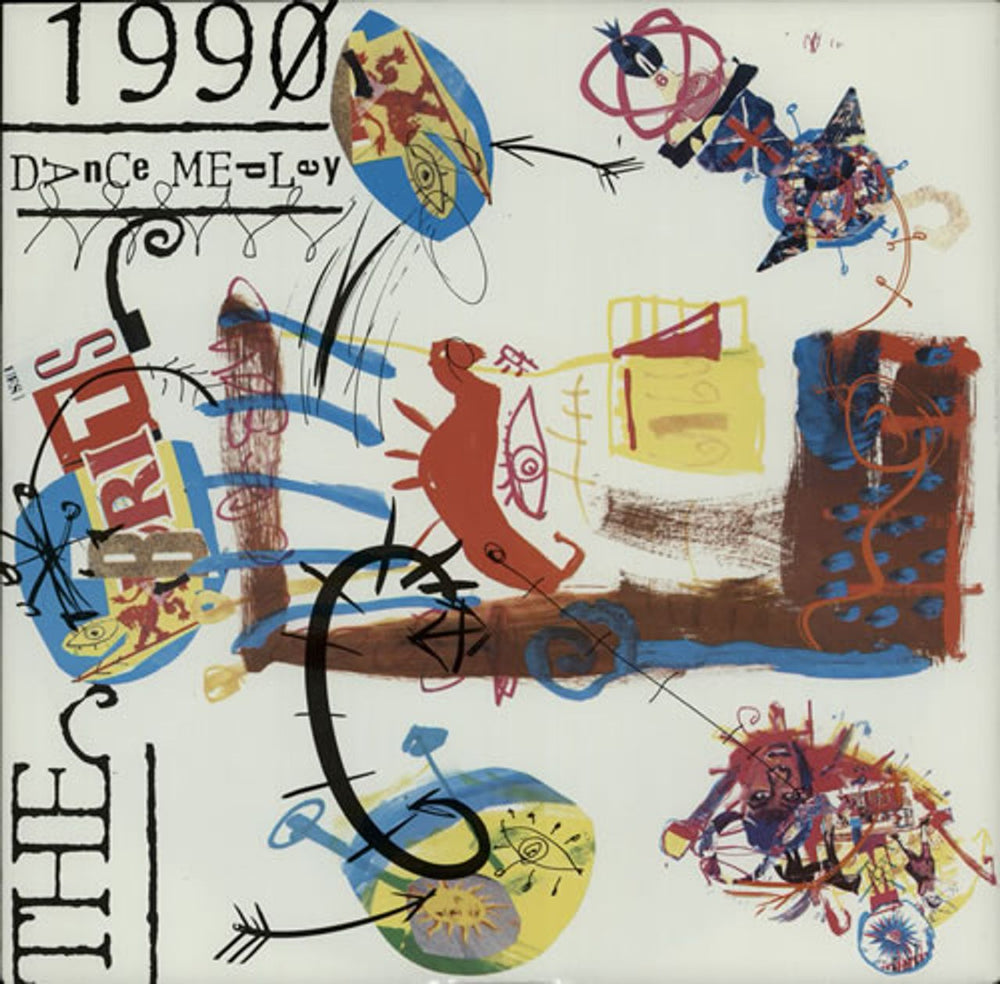 Various-Pop The Brits 1990 (Dance Medley) UK 12" vinyl single (12 inch record / Maxi-single) PT43566