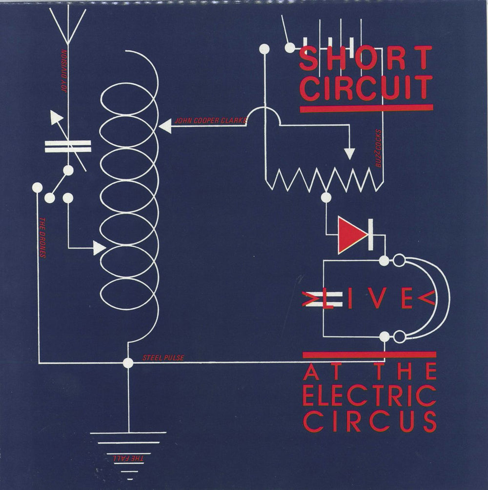 Various-Punk & New Wave Short Circuit - Live At The Electric Circus UK 10" vinyl single (10 inch record) OVED170