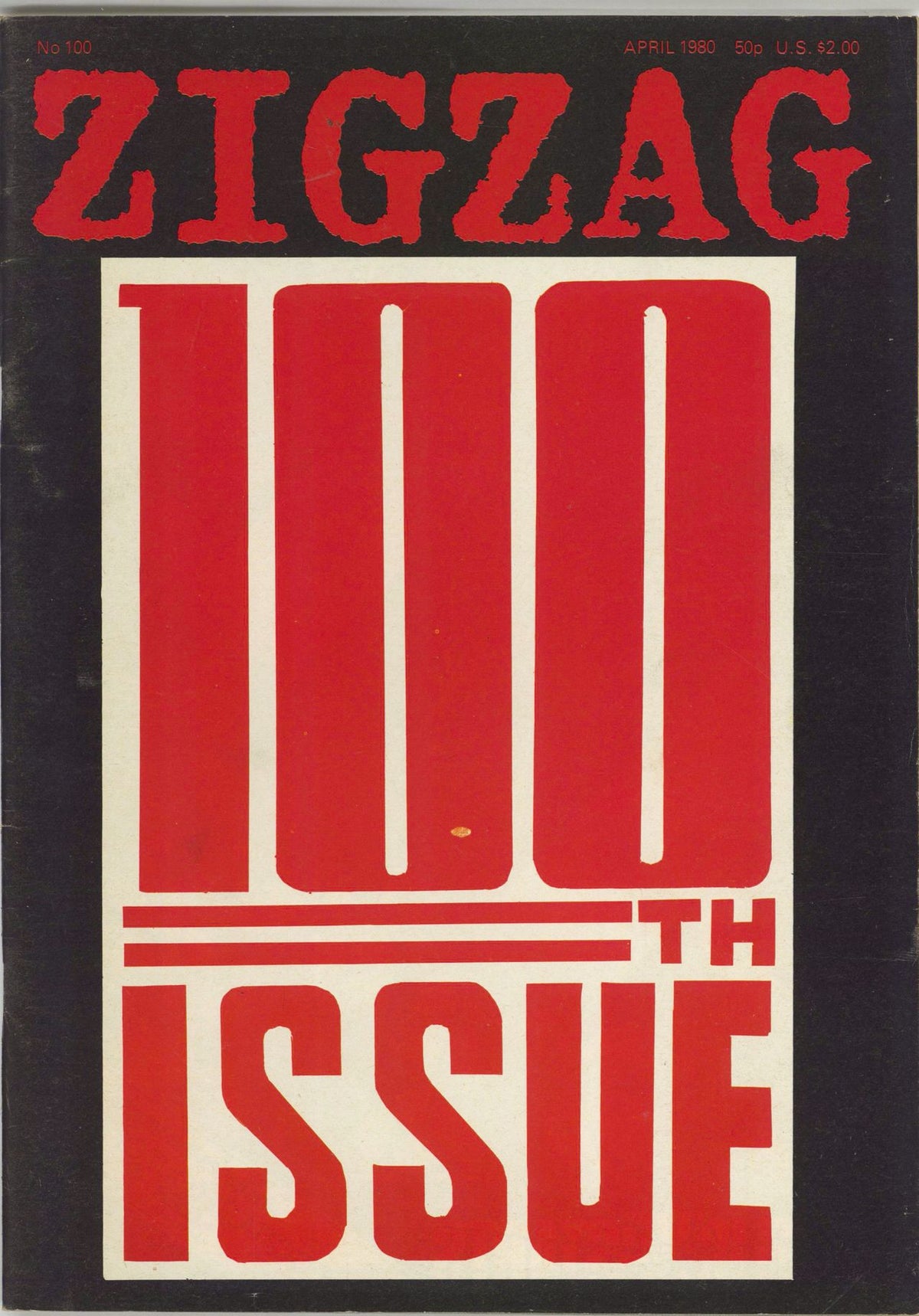 Various-Punk & New Wave Zig Zag Magazine No. 100 UK Magazine ...