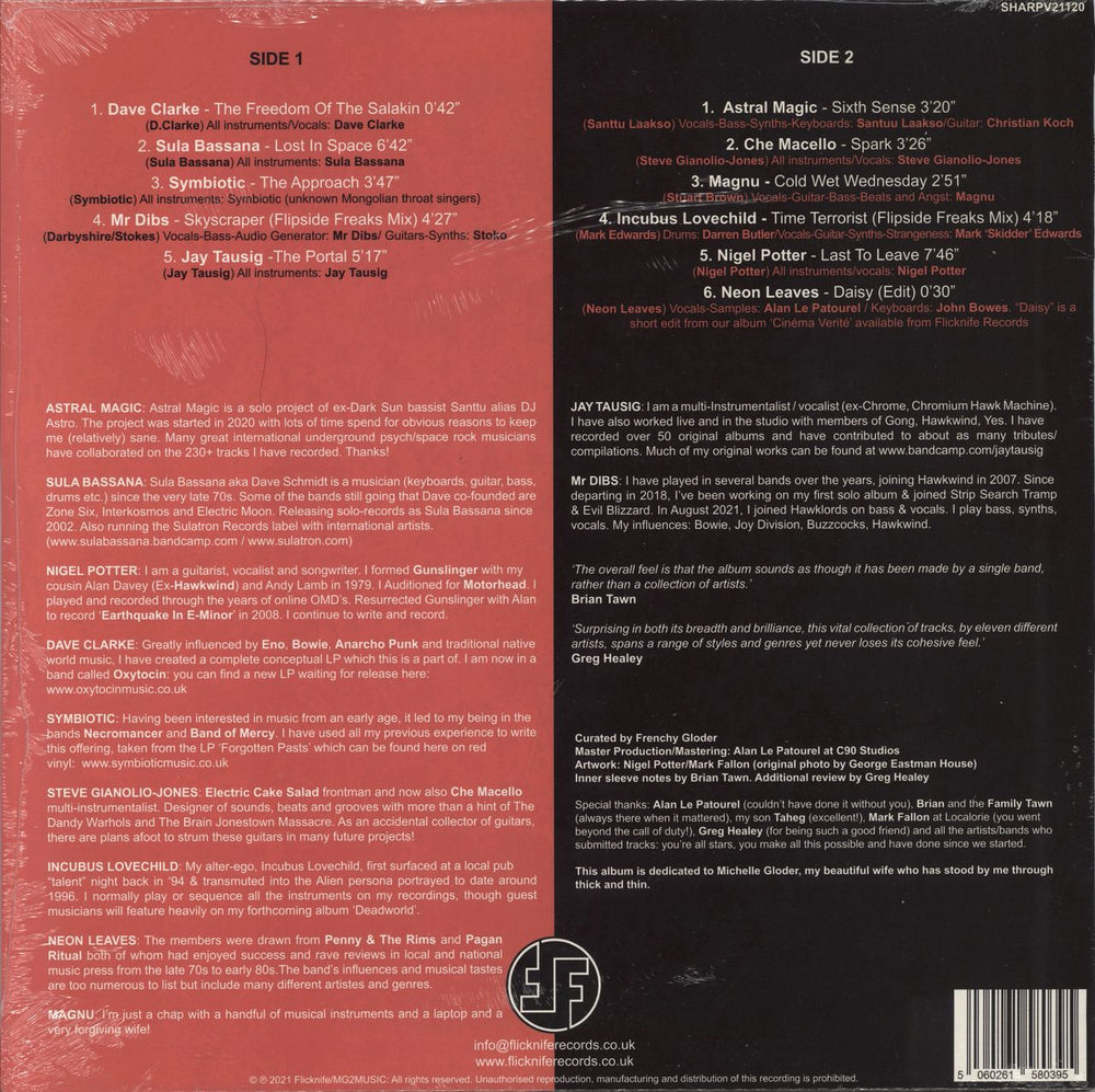 Various-Rock & Metal Flipside Freaks (Red) UK vinyl LP album (LP record) 5060261580395