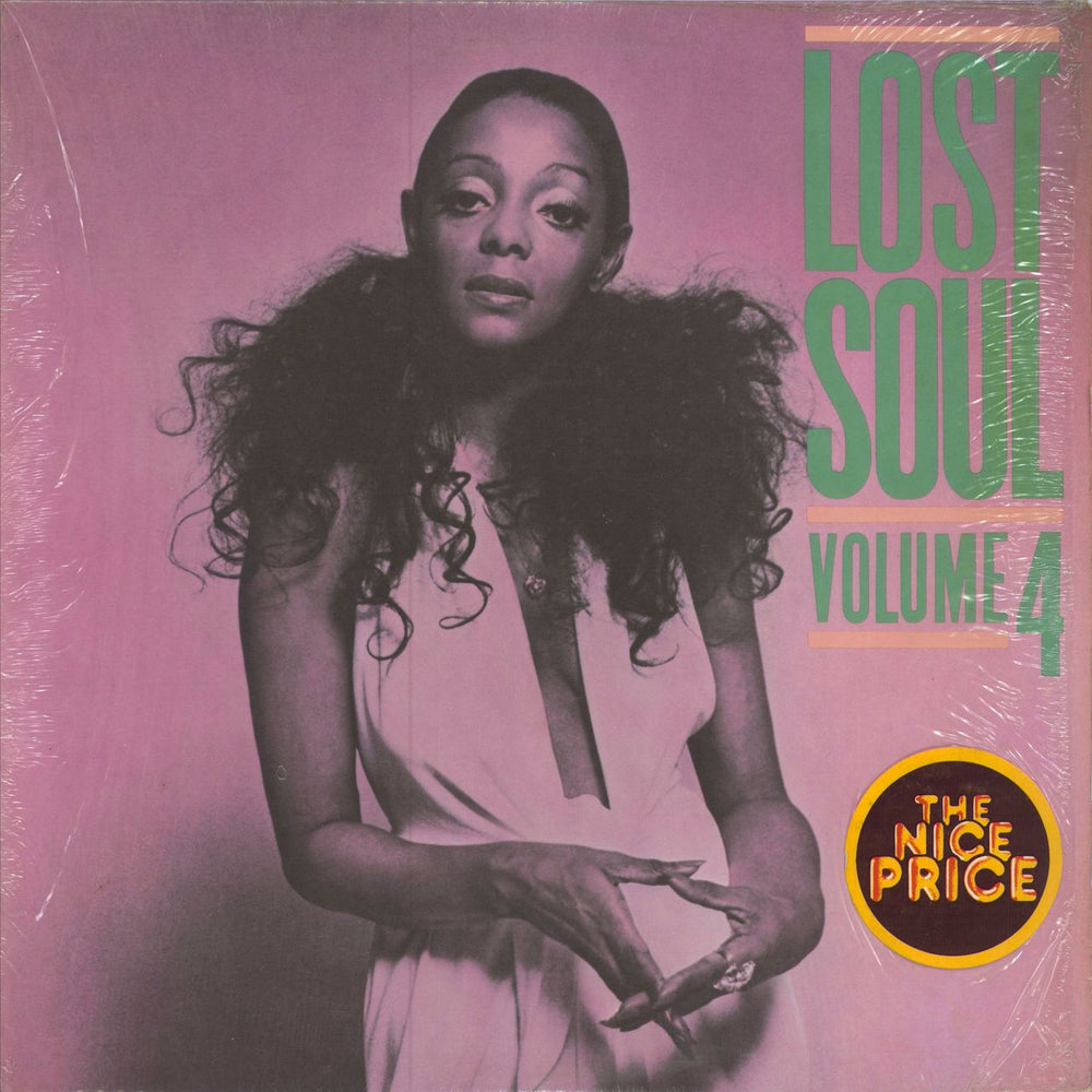 Various-Soul & Funk Lost Soul Volume 4 - shrink US vinyl LP album (LP record) PE38196