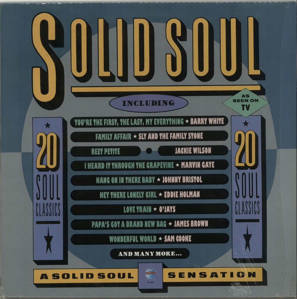 Various-Soul & Funk Solid Soul UK vinyl LP album (LP record) STAR2304