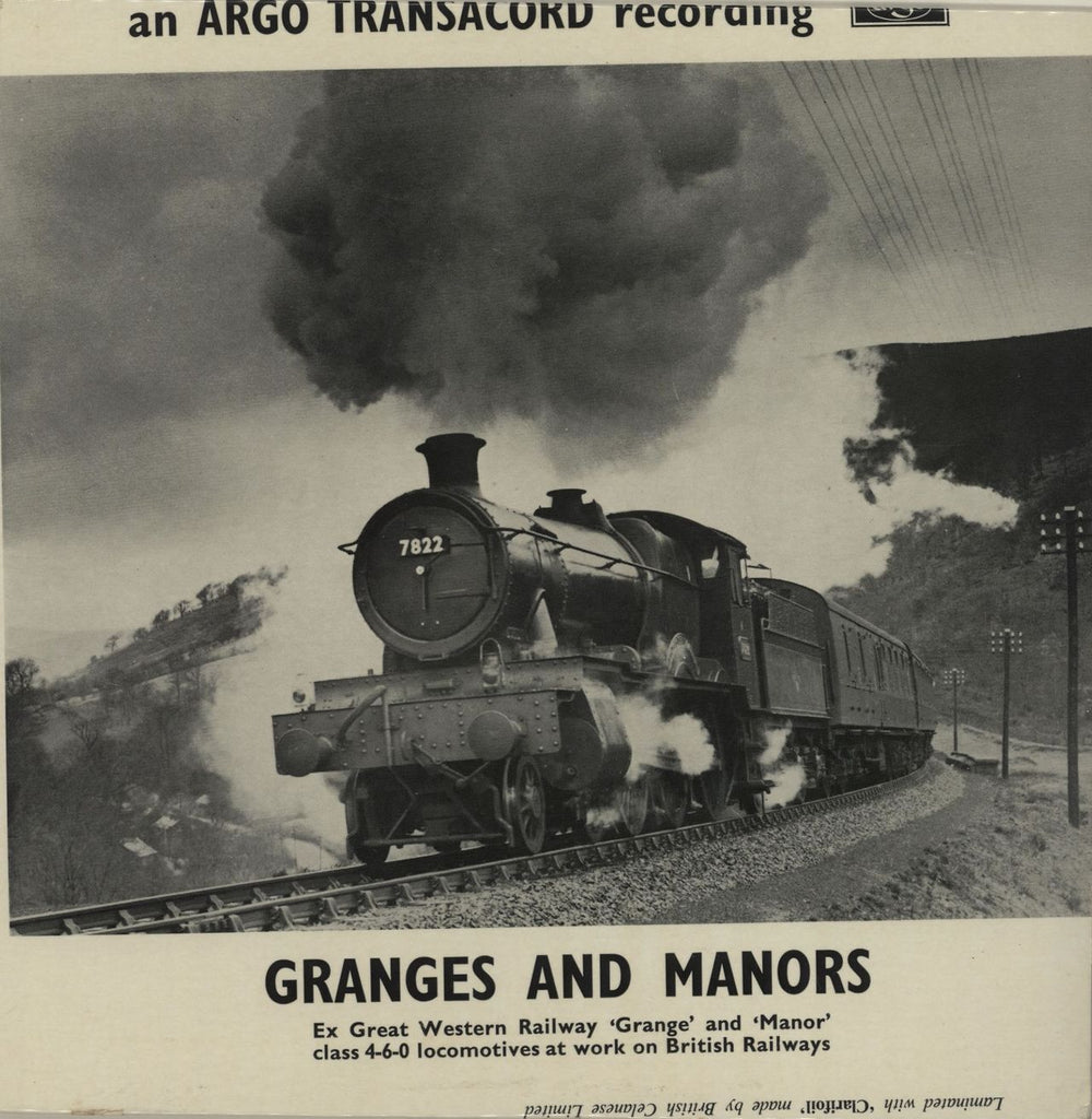 Various-Trains Granges And Manors EP UK 7" vinyl single (7 inch record / 45) EAF81