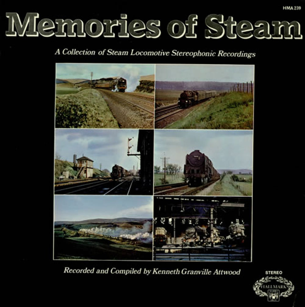 Various-Trains Memories Of Steam UK vinyl LP album (LP record) HMA239