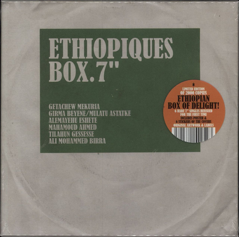 Various-World Music Ethiopiques Box.7" - RSD17 - Sealed UK 7" single box set HS164VL