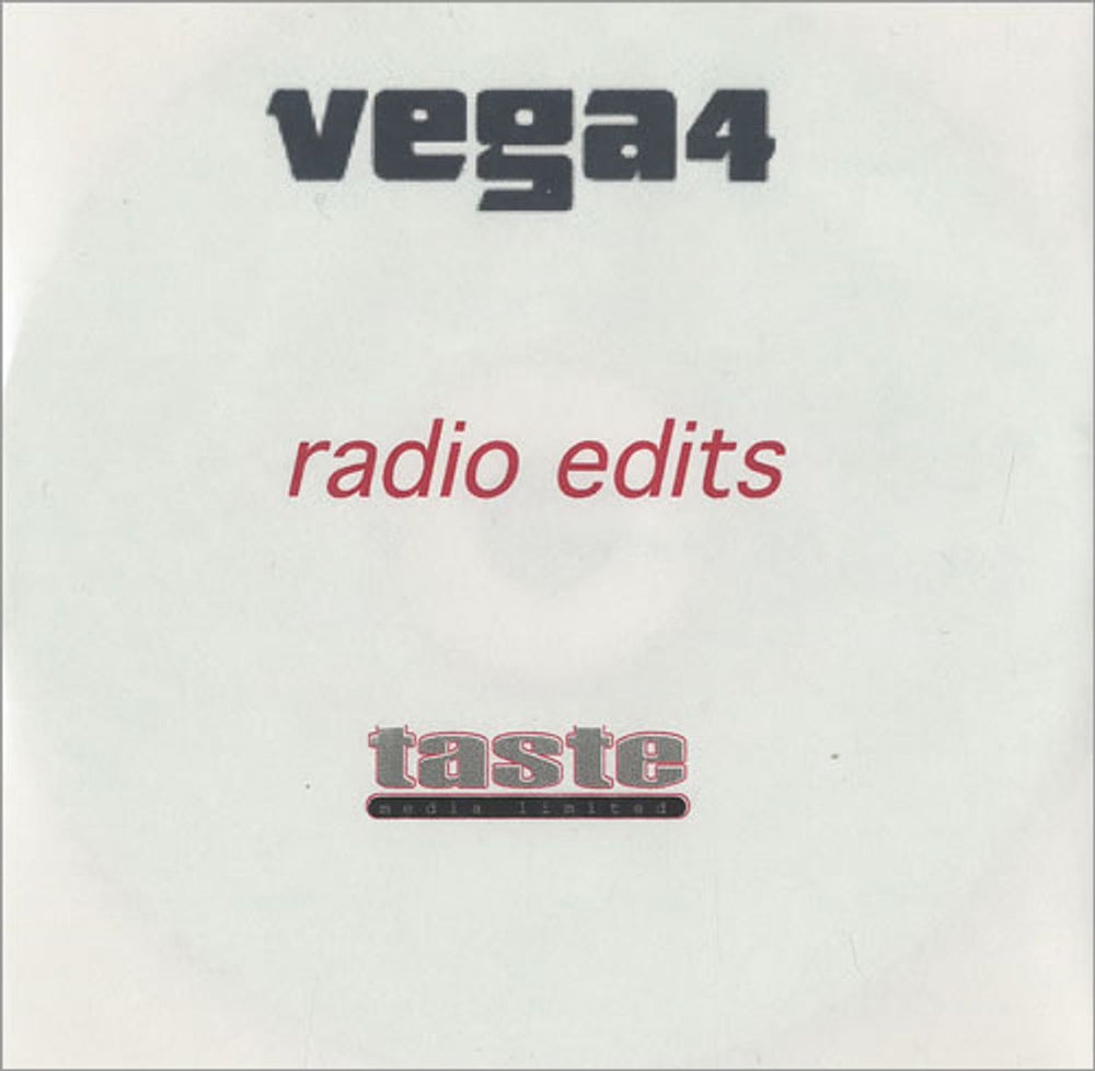 Vega4 Radio Edit Sampler UK Promo CD-R acetate CD-R ACETATE