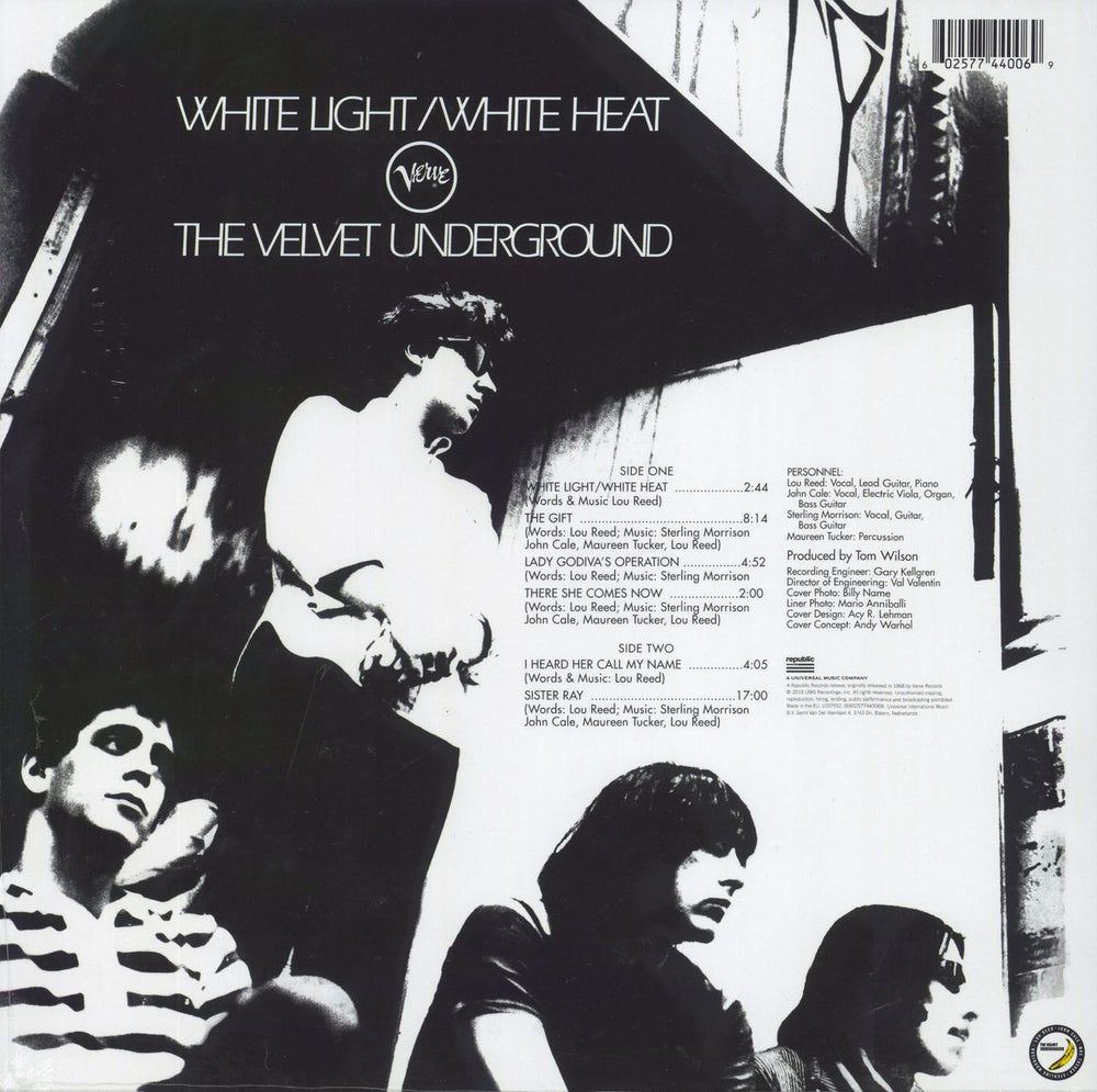 Velvet Underground White Light/White Heat - Abbey Road Half Speed Master - Shrink UK vinyl LP album (LP record) 602577440069