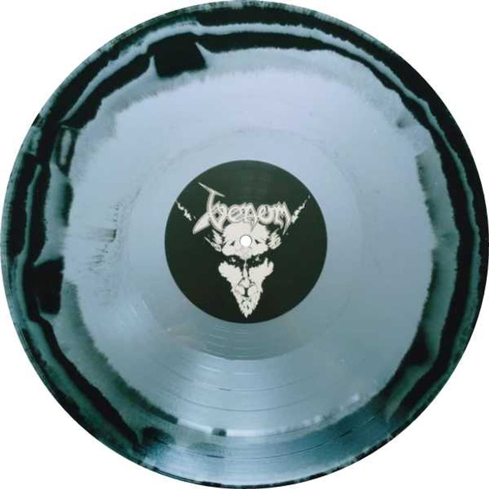 Venom Black Metal: 40th Anniversary - Silver & Black Splatter Vinyl - Sealed UK vinyl LP album (LP record) VNMLPBL798772