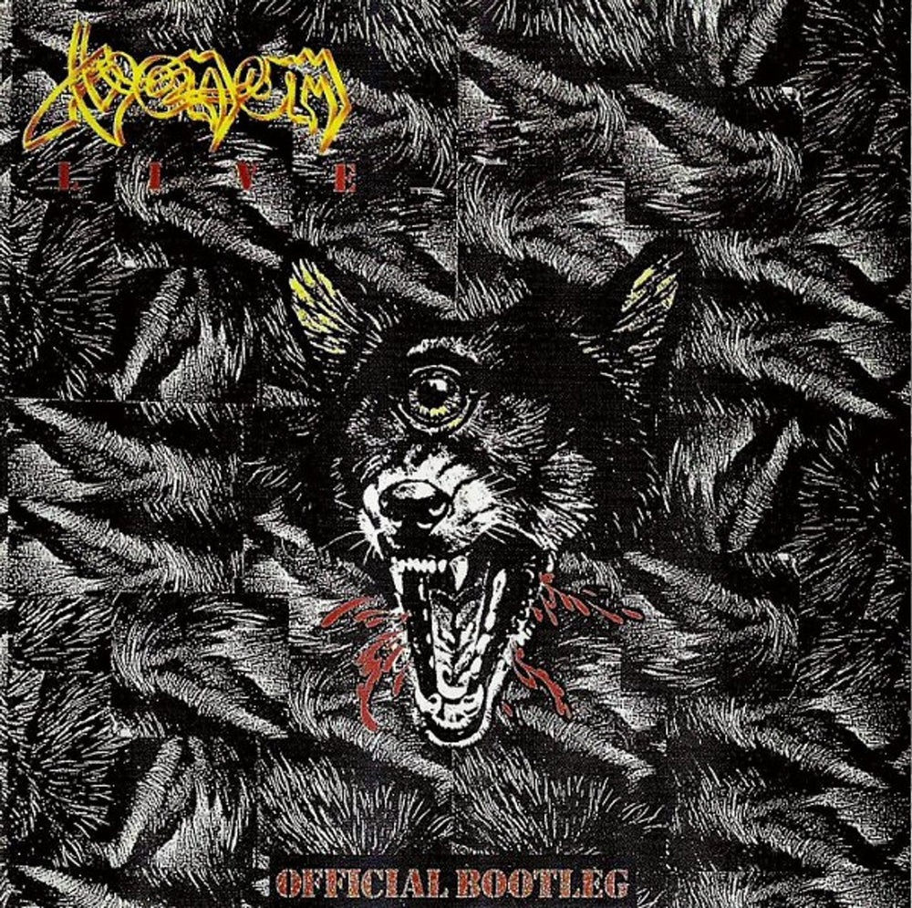 Venom Live Official Bootleg UK vinyl LP album (LP record) APK12