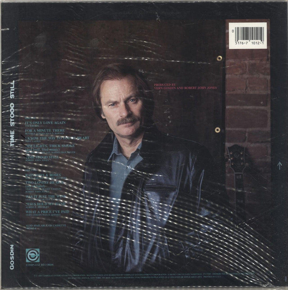 Vern Gosdin Time Stood Still US vinyl LP album (LP record) 051767101219