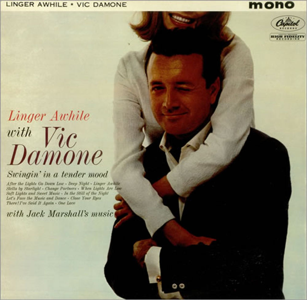 Vic Damone Linger Awhile UK vinyl LP album (LP record) CAPS1867471