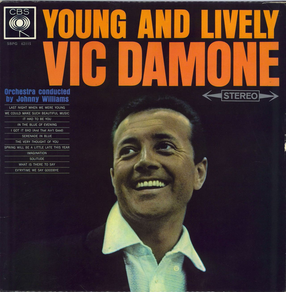 Vic Damone Young And Lively UK vinyl LP album (LP record) SBPG62115