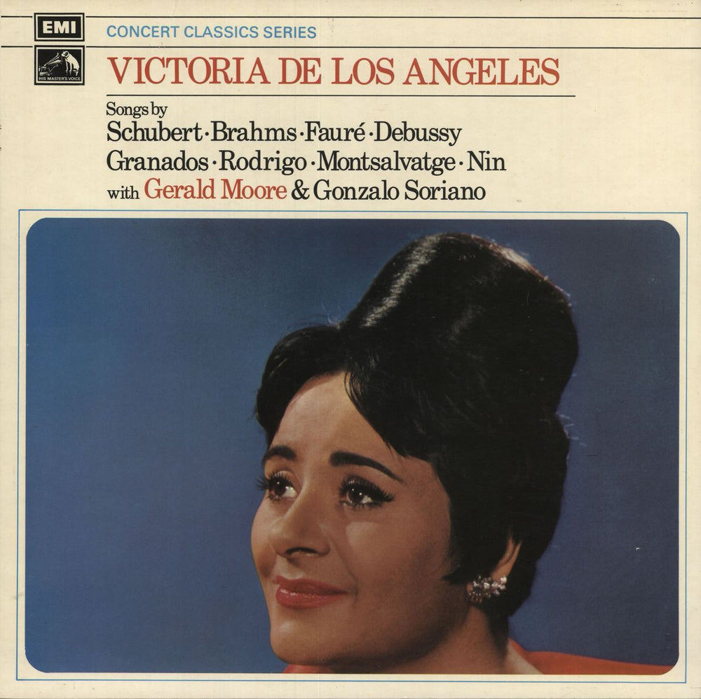 Victoria De Los Angeles Songs UK vinyl LP album (LP record) SXLP30147