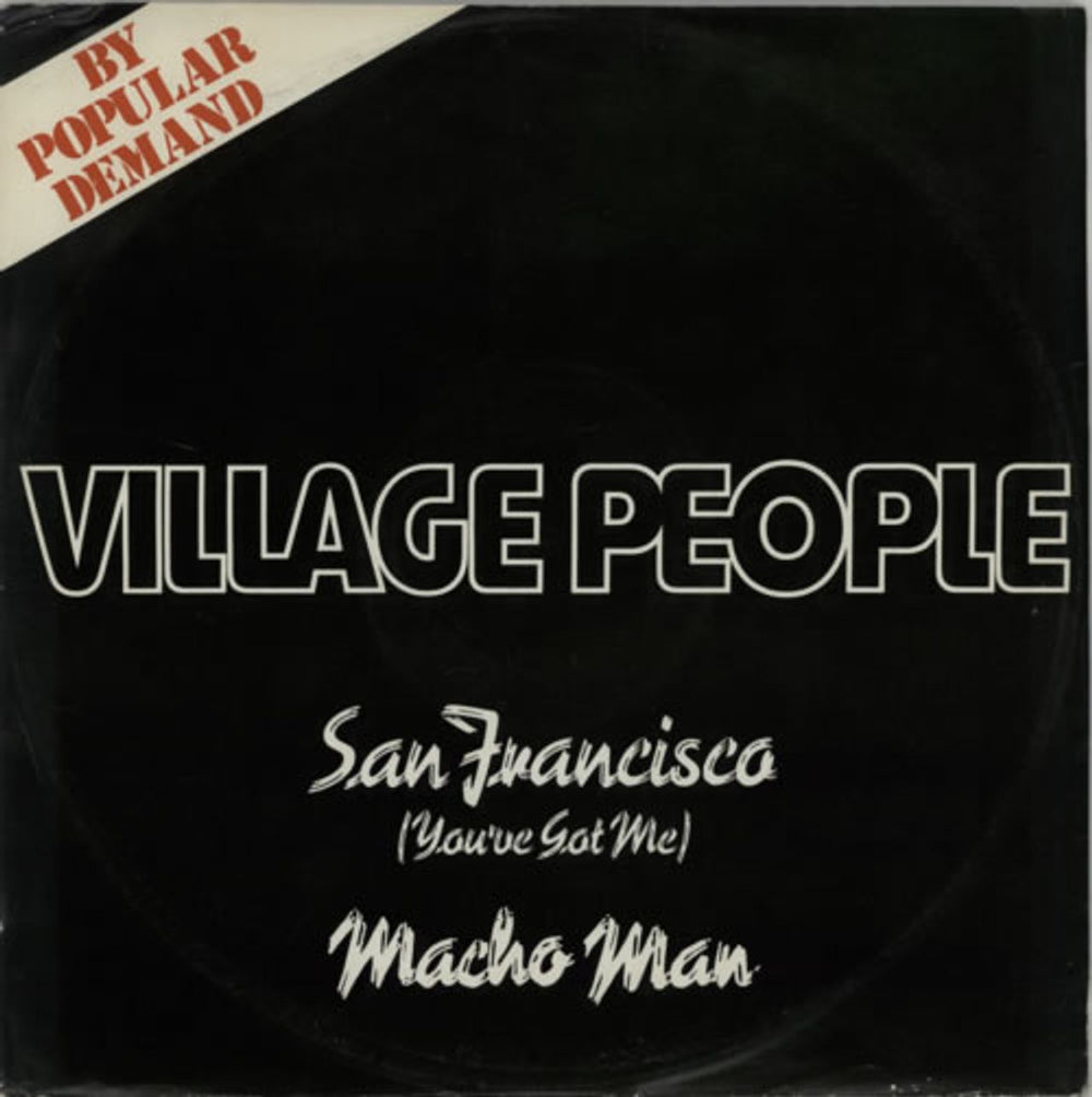 Village People San Francisco (You've Got Me) / Macho Man UK 12" vinyl single (12 inch record / Maxi-single) DJR18003