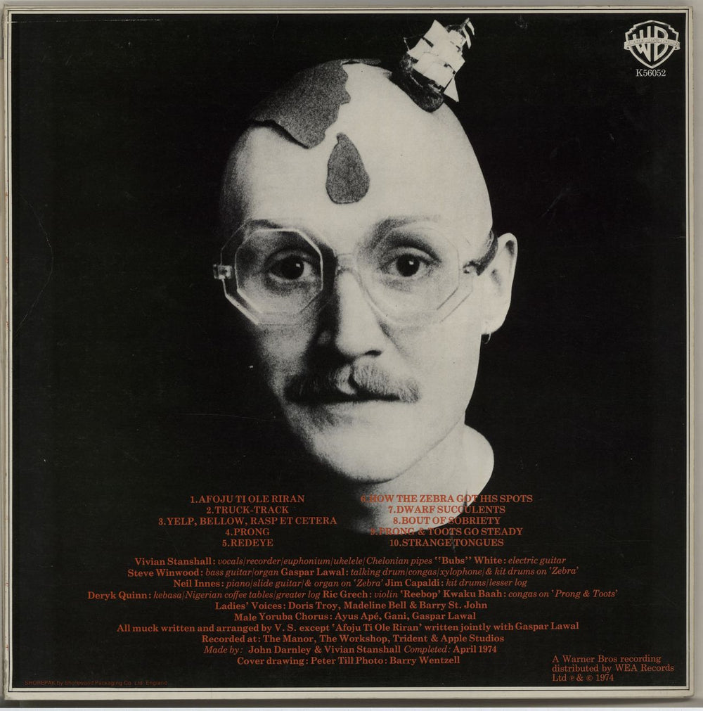 Vivian Stanshall Men Opening Umbrellas Ahead UK vinyl LP album (LP record) VIVLPME210982