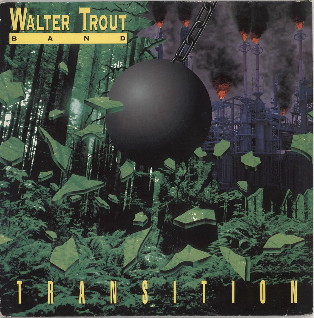 Walter Trout Band Transition Dutch vinyl LP album (LP record) PRL70441