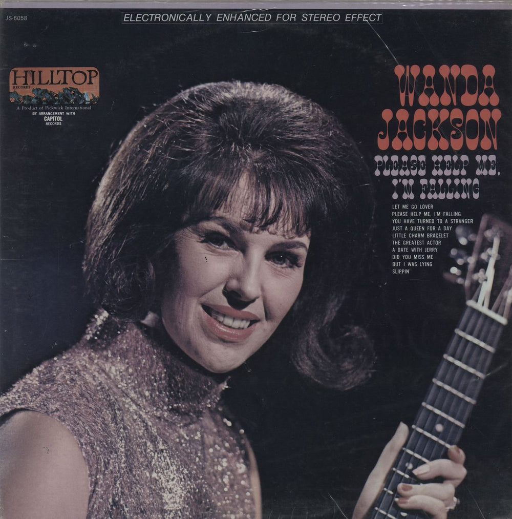 Wanda Jackson Please Help Me, I'm Falling US vinyl LP album (LP record) JS-6058