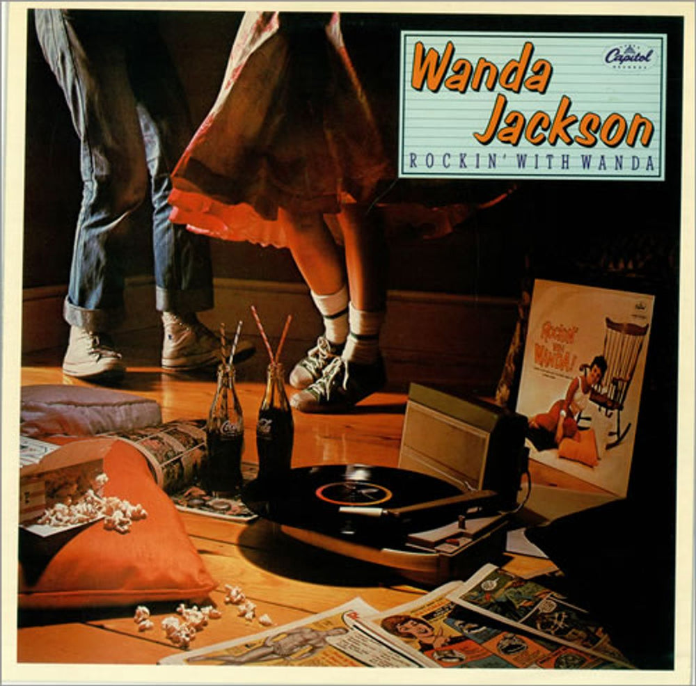 Wanda Jackson Rockin' With Wanda UK vinyl LP album (LP record) CAPS1007