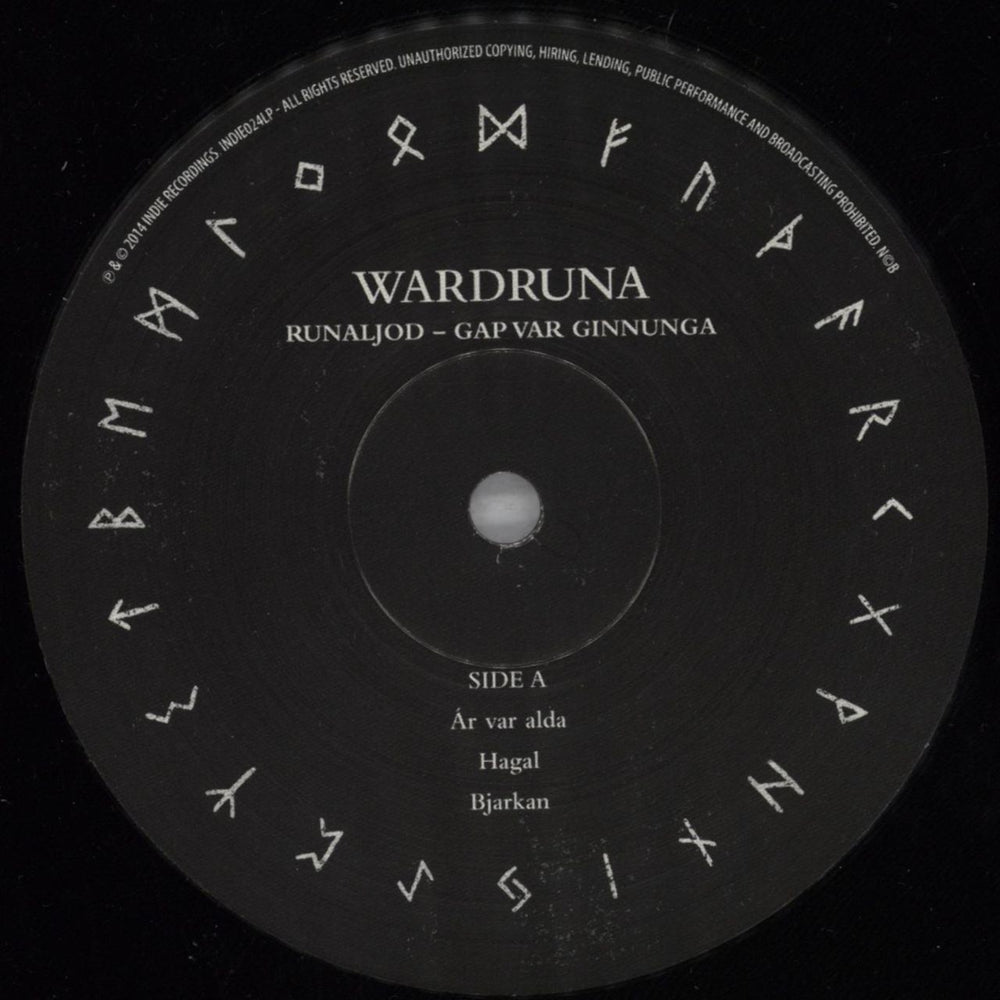 Wardruna Runaljod - Gap Var Ginnunga Norwegian 2-LP vinyl record set (Double LP Album) 2582LRU823264