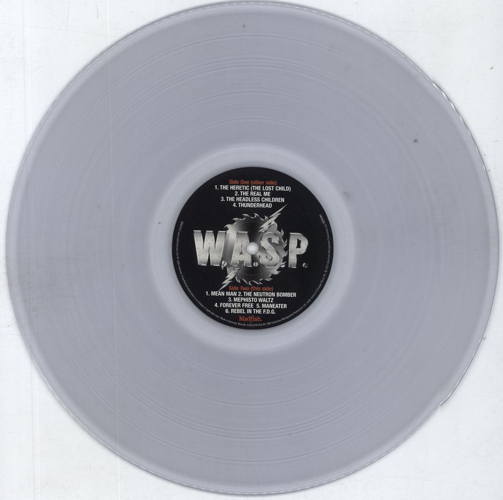 WASP The Headless Children - Clear Vinyl German vinyl LP album (LP record) WASLPTH811073