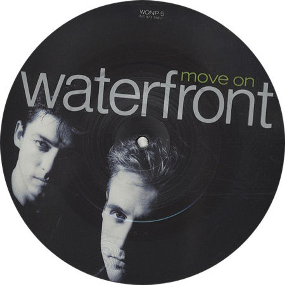 Waterfront Move On UK 7" vinyl picture disc (7 inch picture disc single) WONP5