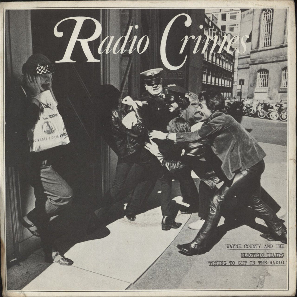 Wayne County & The Electric Chairs Trying To Get On The Radio UK 7" vinyl single (7 inch record / 45) SAFE9
