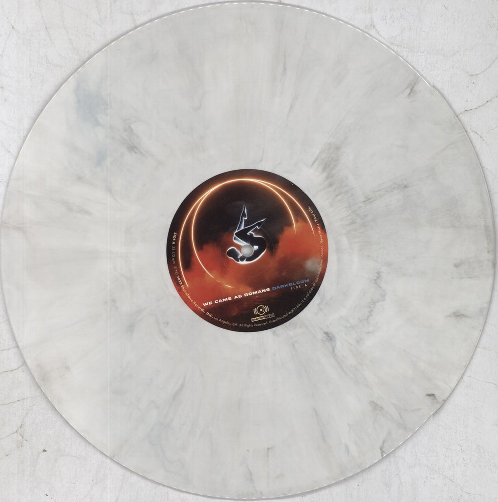 We Came As Romans Darkbloom - White & Black Marbled Vinyl UK vinyl LP album (LP record) WFHLPDA824434