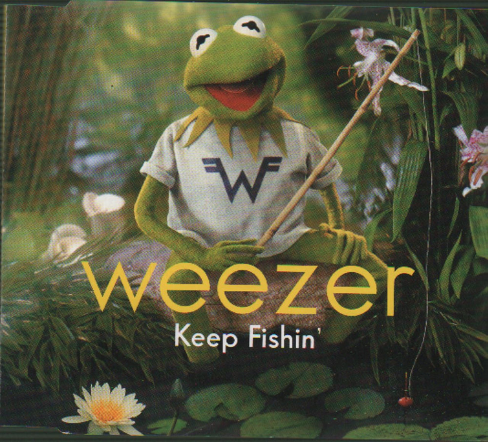 Weezer Keep Fishin' - jewel case UK Promo CD single (CD5 / 5") MUPPET1