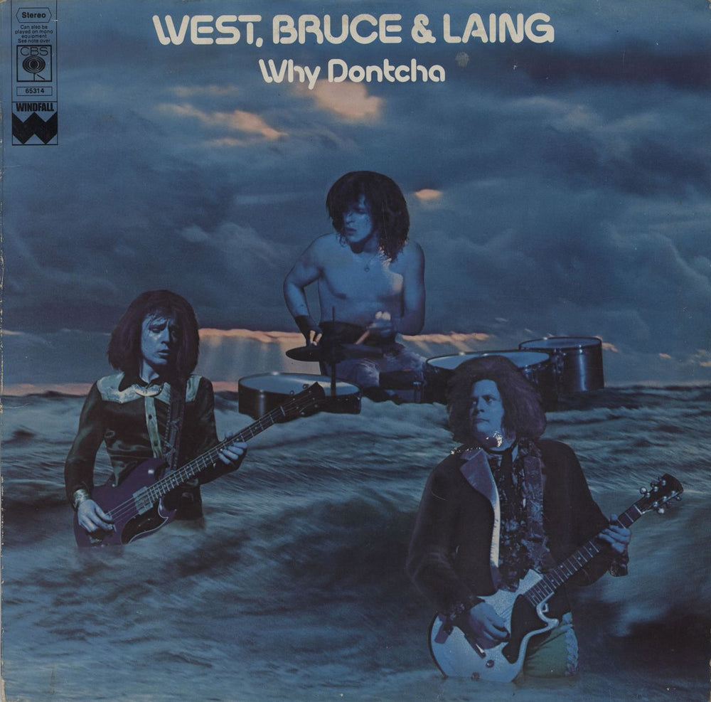 West, Bruce & Laing Why Dontcha UK vinyl LP album (LP record) 65314