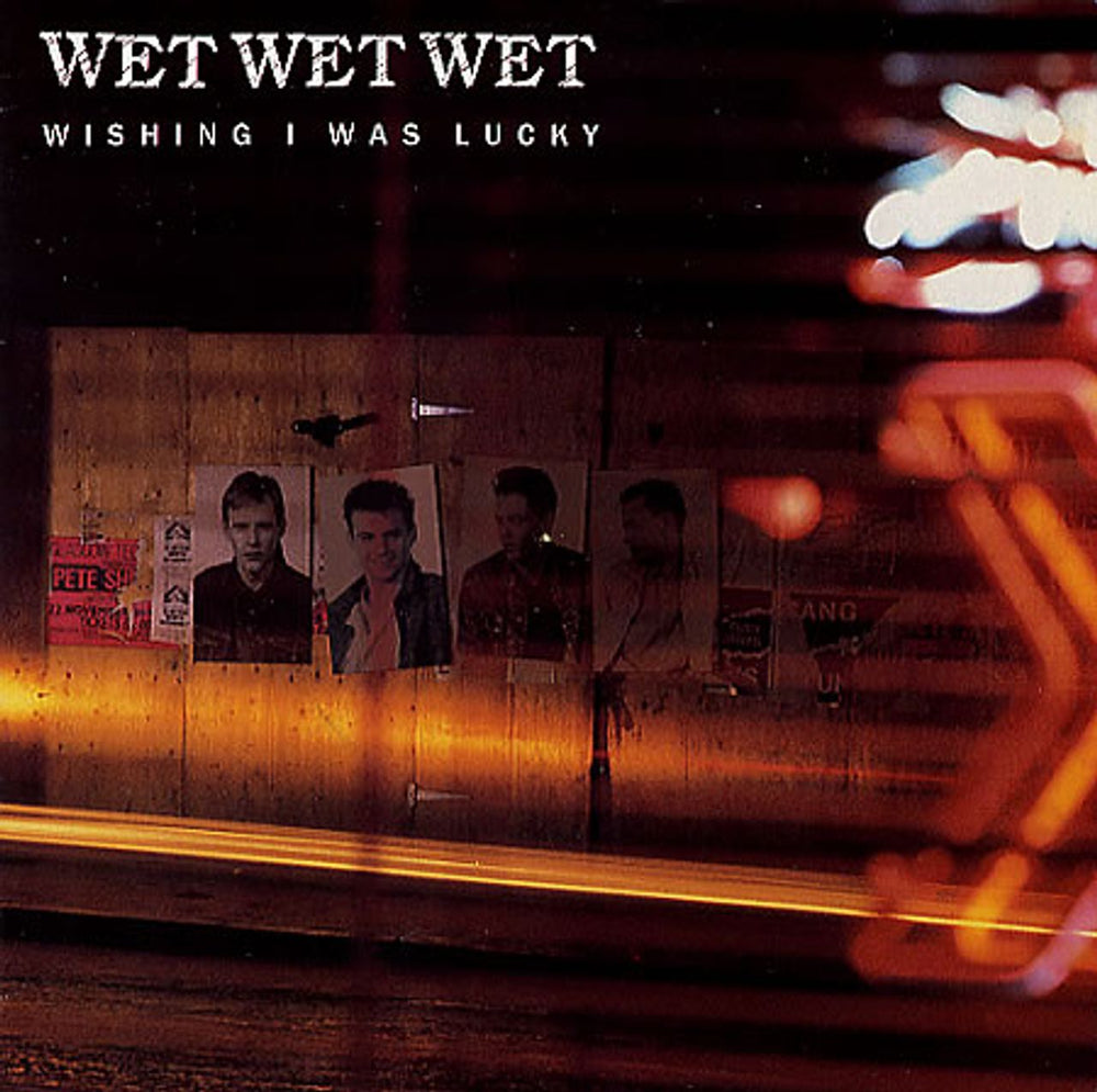 Wet Wet Wet Wishing I Was Lucky UK 7" vinyl single (7 inch record / 45) JEWEL3