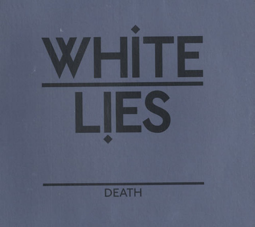 White Lies Death UK Promo CD single (CD5 / 5") PROMO