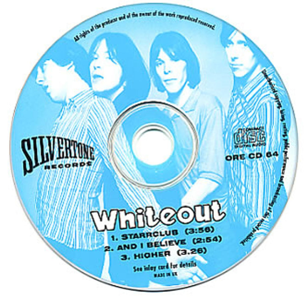 Whiteout Starrclub UK CD single (CD5 / 5") WOUC5ST340882