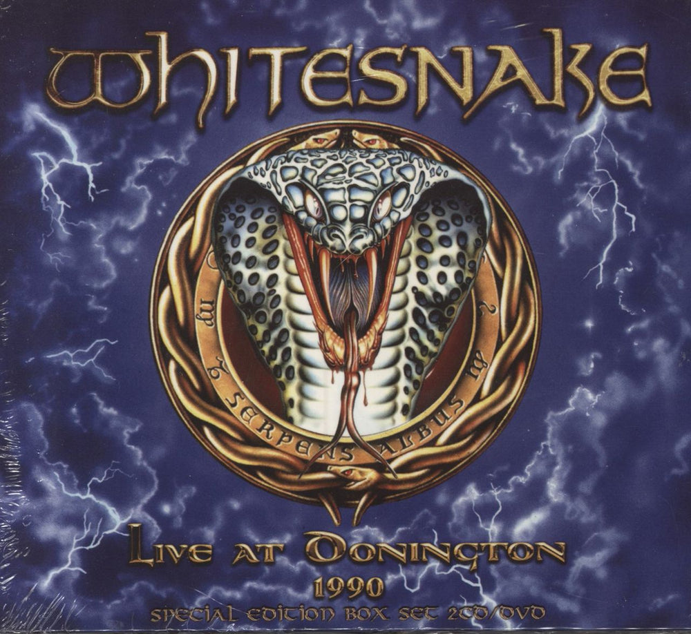 Whitesnake Live At Donnington 1990 UK 3-disc CD/DVD Set FRCDVD516