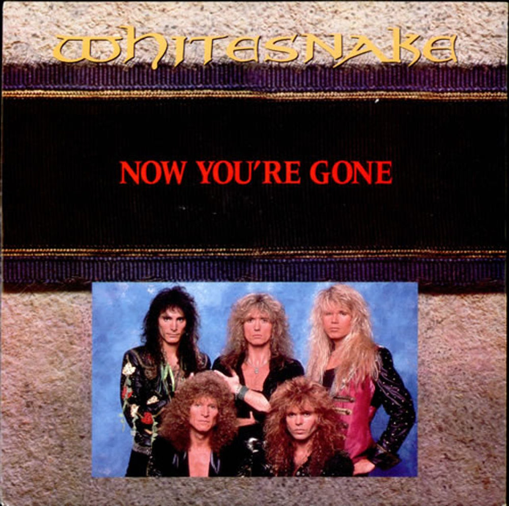 Whitesnake Now You're Gone (Remix) UK 7" vinyl single (7 inch record / 45) EM150