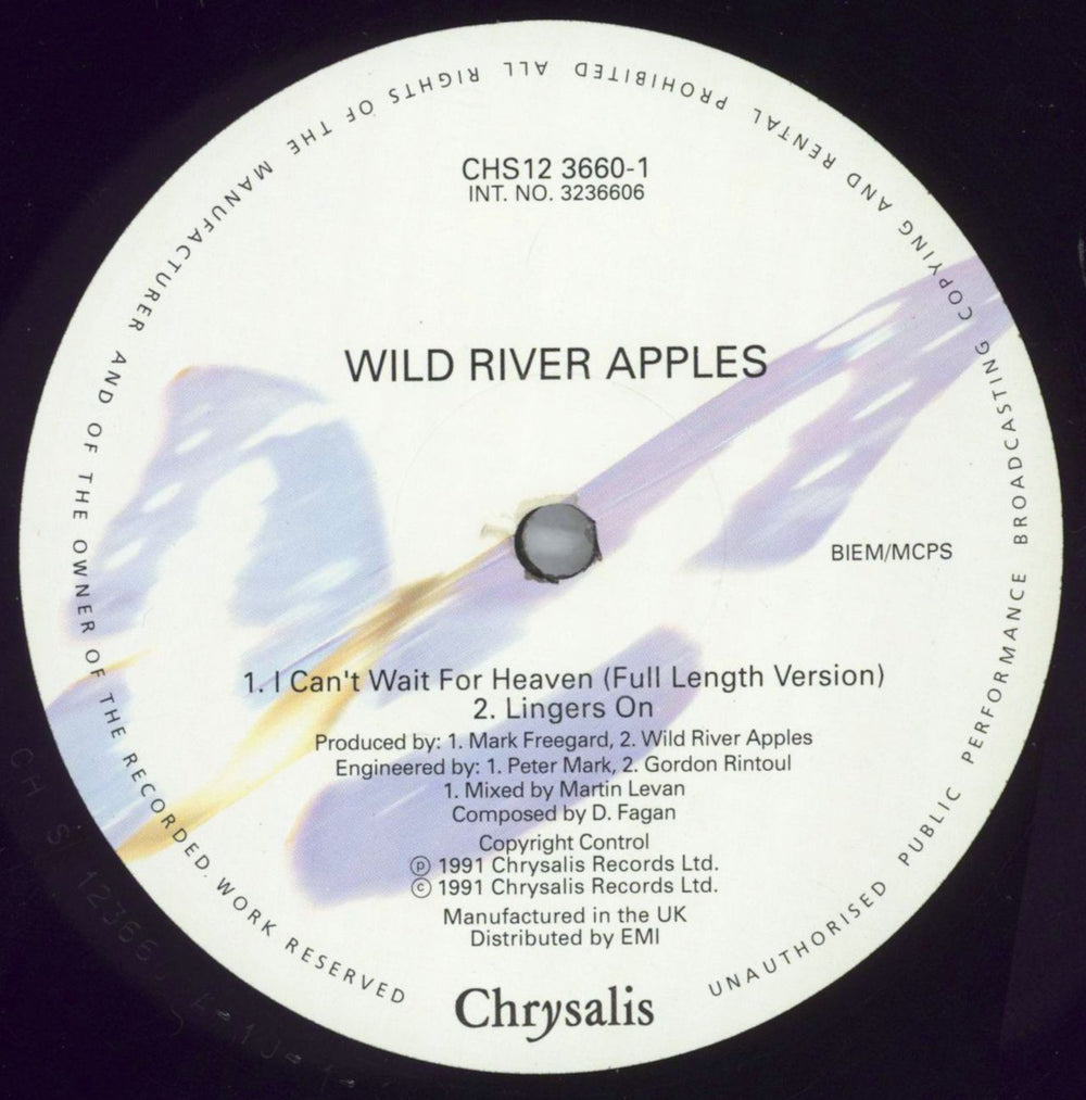 Wild River Apples I Can't Wait For Heaven UK 12" vinyl single (12 inch record / Maxi-single) WJ112IC824835