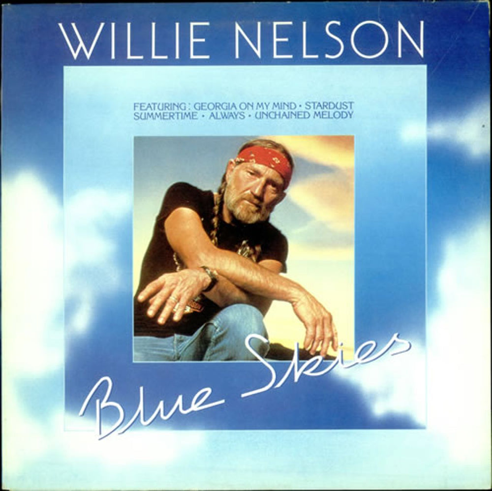 Willie Nelson Blue Skies UK vinyl LP album (LP record) 10025