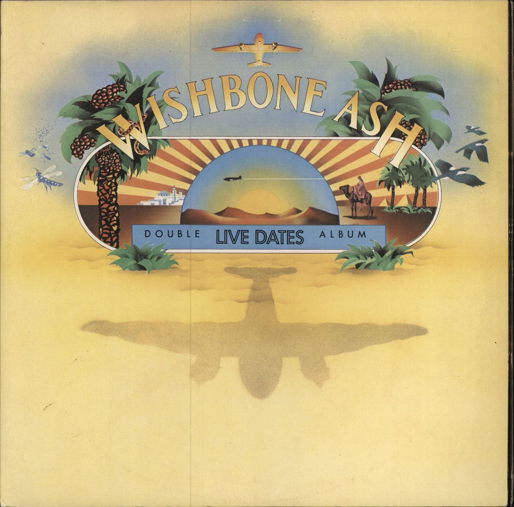 Wishbone Ash Live Dates - EX UK 2-LP vinyl record set (Double LP Album) MCSP254