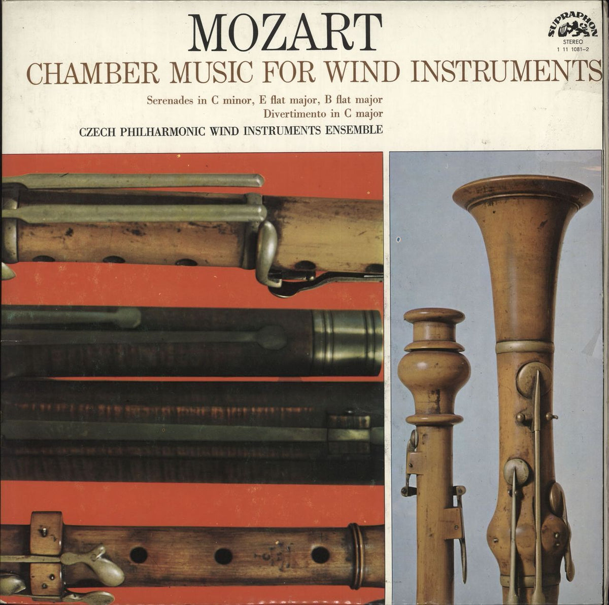Wolfgang Amadeus Mozart Chamber Music For Wind Instruments Czech 2 