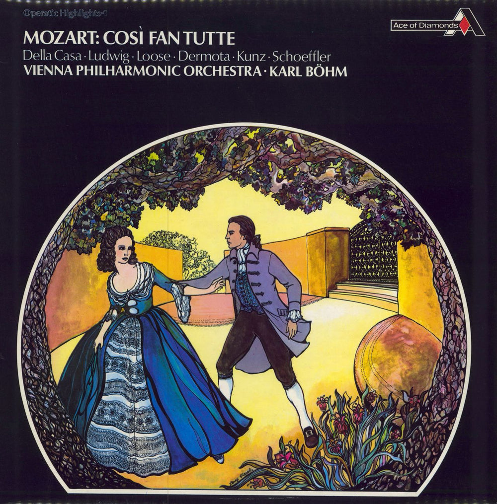 Wolfgang Amadeus Mozart Così Fan Tutte - Highlights Italian vinyl LP album (LP record) SDD208