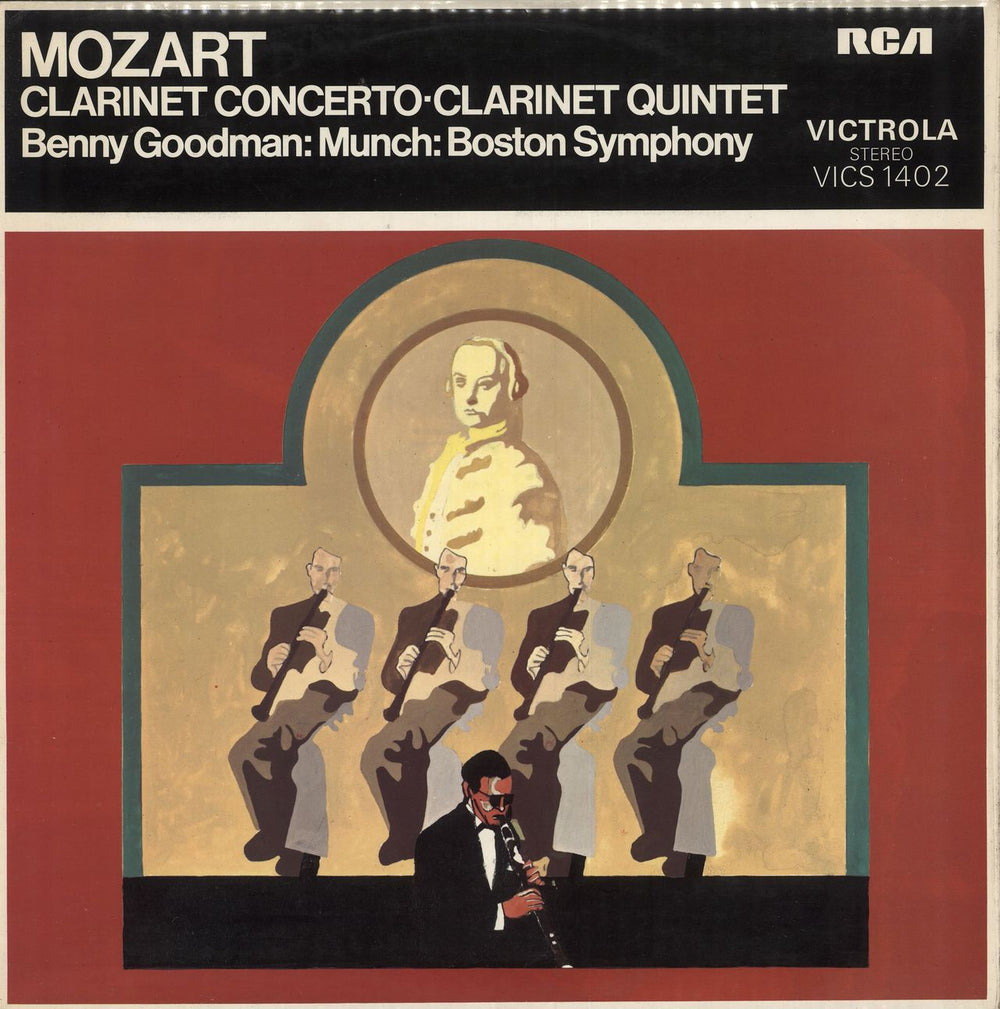 Wolfgang Amadeus Mozart Mozart: Clarinet Concerto - Clarinet Quintet UK vinyl LP album (LP record) VICS1402