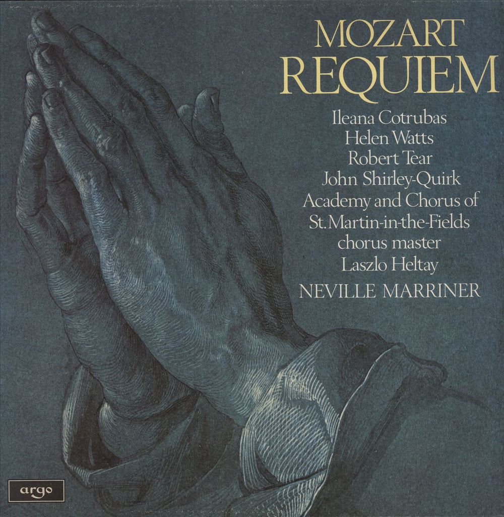 Wolfgang Amadeus Mozart Mozart: Requiem UK vinyl LP album (LP record) ZRG876