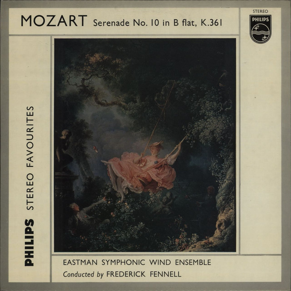 Wolfgang Amadeus Mozart Serenade No. 10 In B Flat. K. 361 UK vinyl LP album (LP record) SGL5817