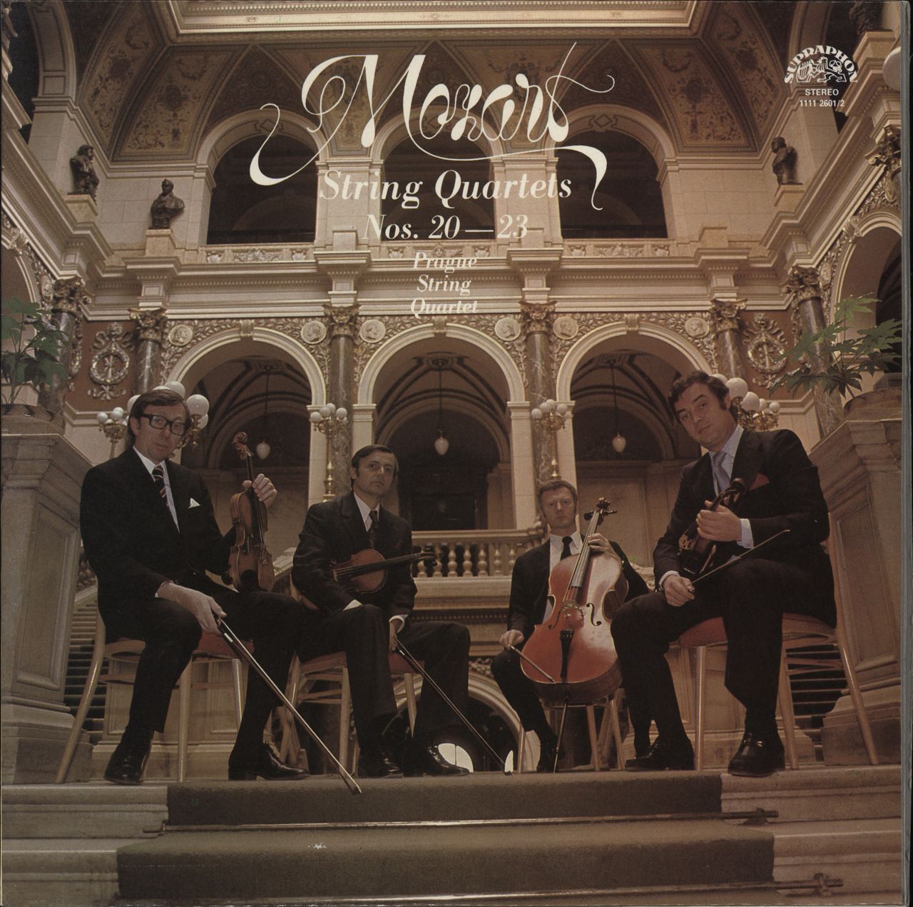 2-LP　Quartets　Czech　—　Wolfgang　Mozart　Nos.　String　Amadeus　se　20-23　vinyl