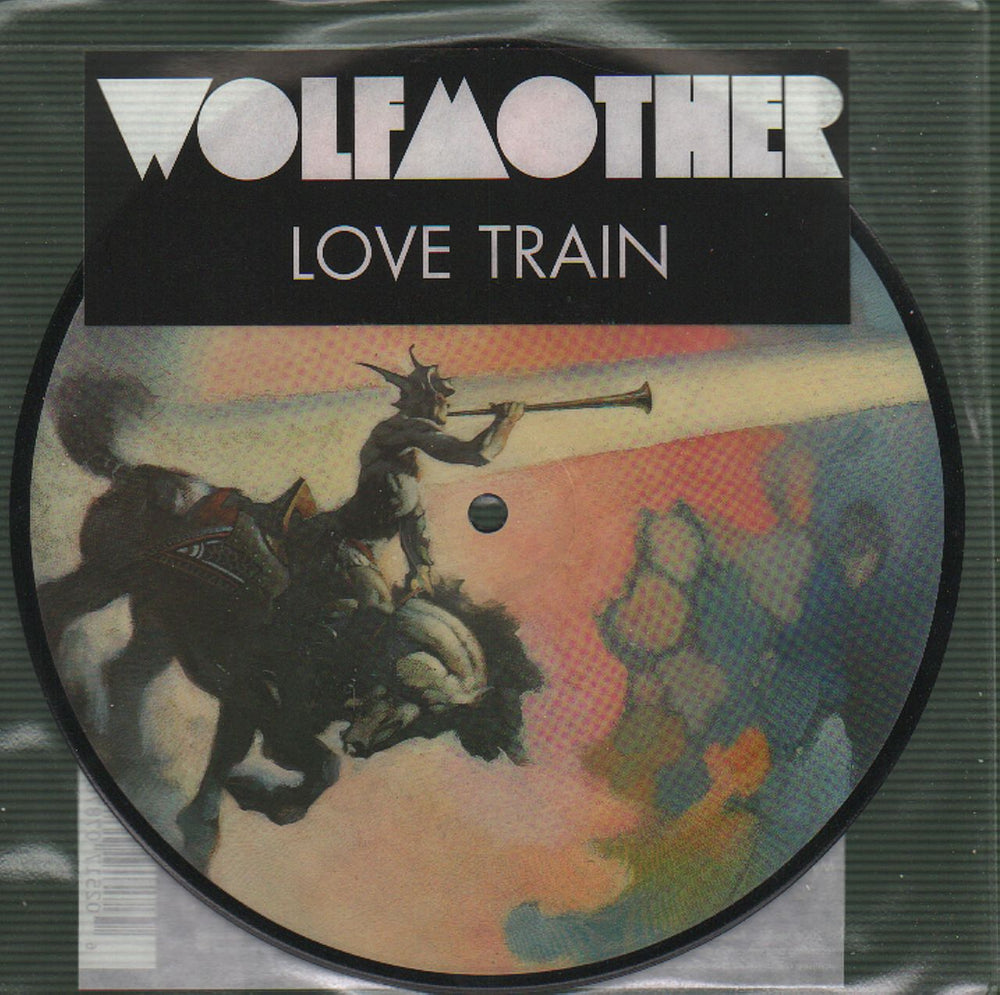 Wolfmother Love Train UK 7" vinyl picture disc (7 inch picture disc single) 177876